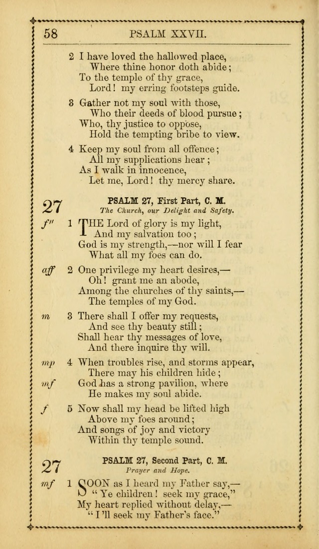 Church Psalmist: or Psalms and Hymns Designed for the Public, Social, and  Private Use of Evangelical Christians ... with Supplement.  53rd ed. page 61