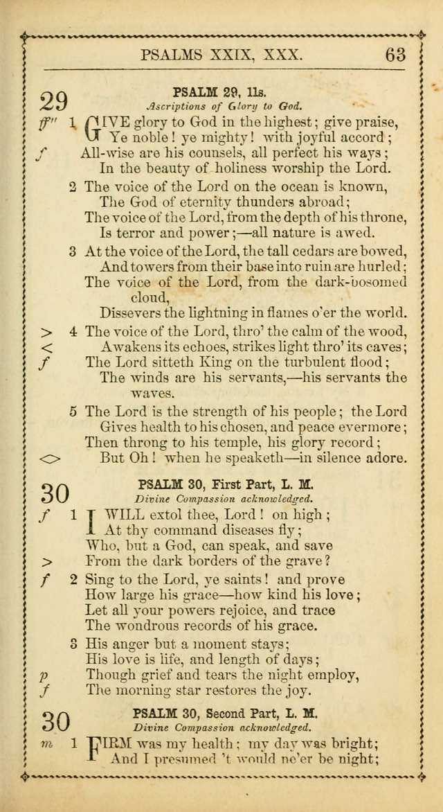 Church Psalmist: or Psalms and Hymns Designed for the Public, Social, and  Private Use of Evangelical Christians ... with Supplement.  53rd ed. page 66