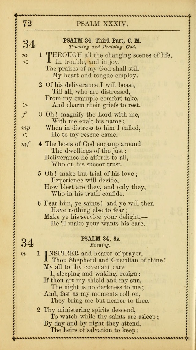 Church Psalmist: or Psalms and Hymns Designed for the Public, Social, and  Private Use of Evangelical Christians ... with Supplement.  53rd ed. page 75