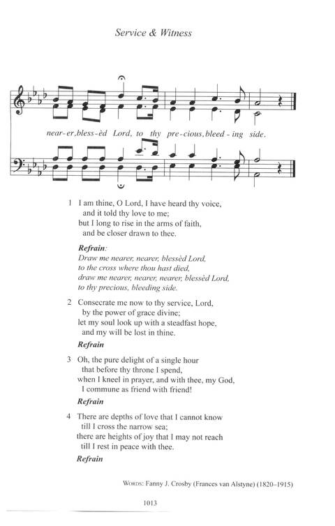CPWI Hymnal page 1005