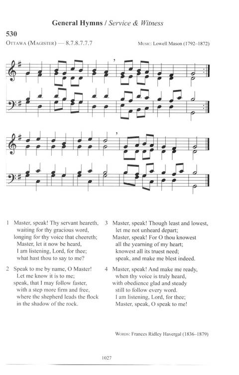 CPWI Hymnal page 1019
