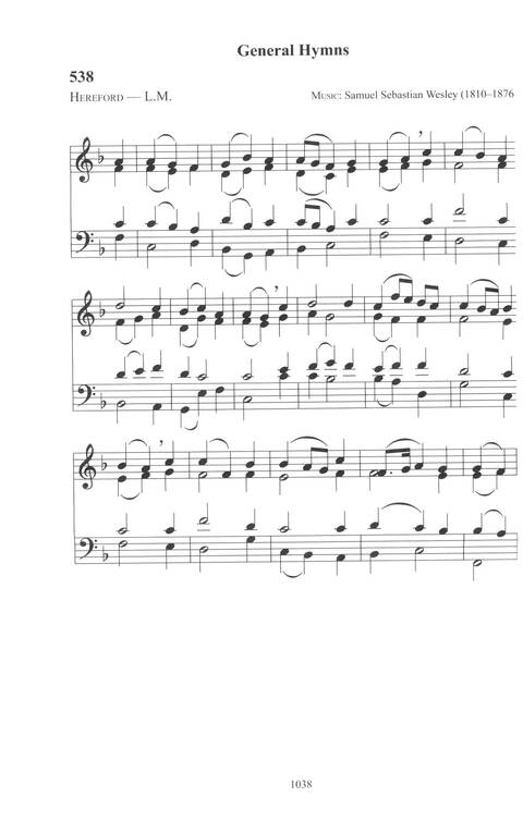 CPWI Hymnal page 1030