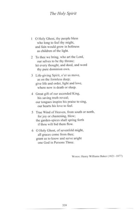 CPWI Hymnal page 535