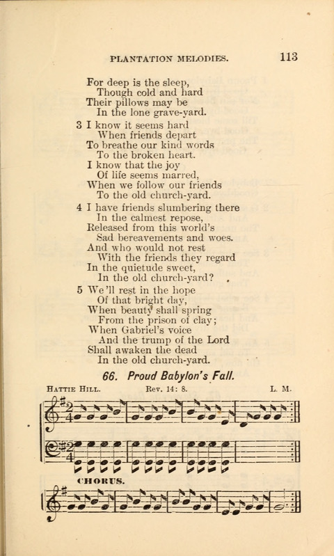 A Collection of Revival Hymns and Plantation Melodies page 119