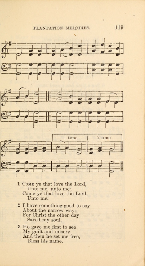 A Collection of Revival Hymns and Plantation Melodies page 125