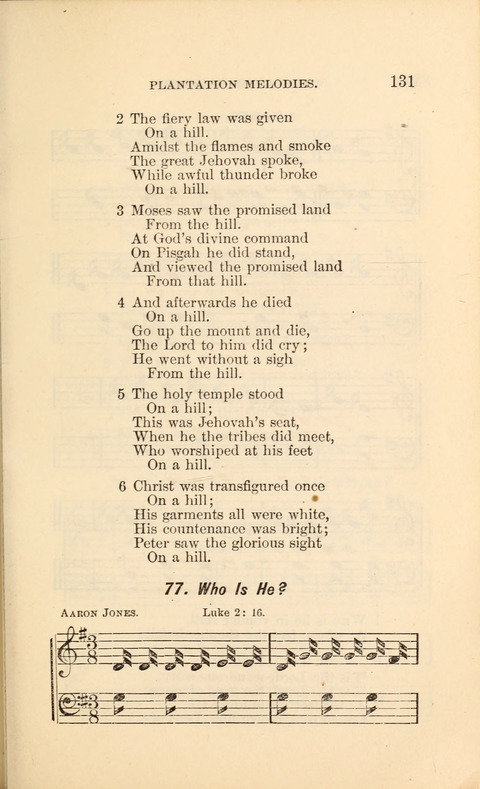 A Collection of Revival Hymns and Plantation Melodies page 137