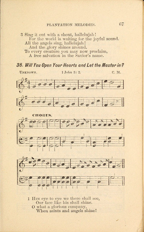A Collection of Revival Hymns and Plantation Melodies page 73