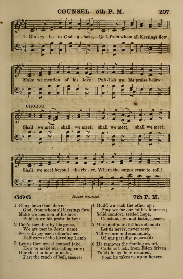 The Centenary Singer: a collection of hymns and tunes popular during the last one hundred years page 207