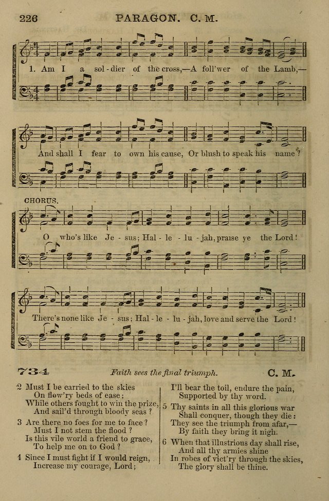 The Centenary Singer: a collection of hymns and tunes popular during the last one hundred years page 226