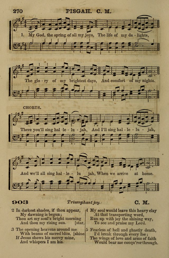 The Centenary Singer: a collection of hymns and tunes popular during the last one hundred years page 270