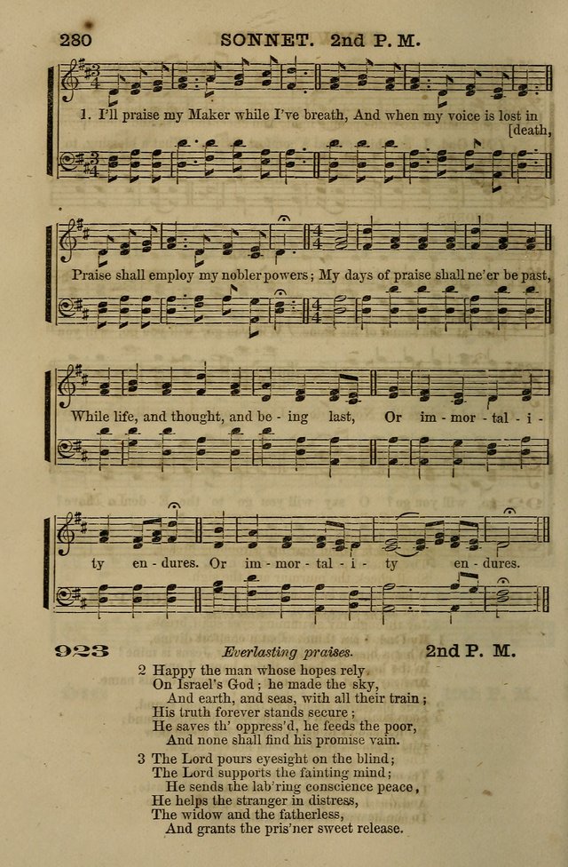 The Centenary Singer: a collection of hymns and tunes popular during the last one hundred years page 280