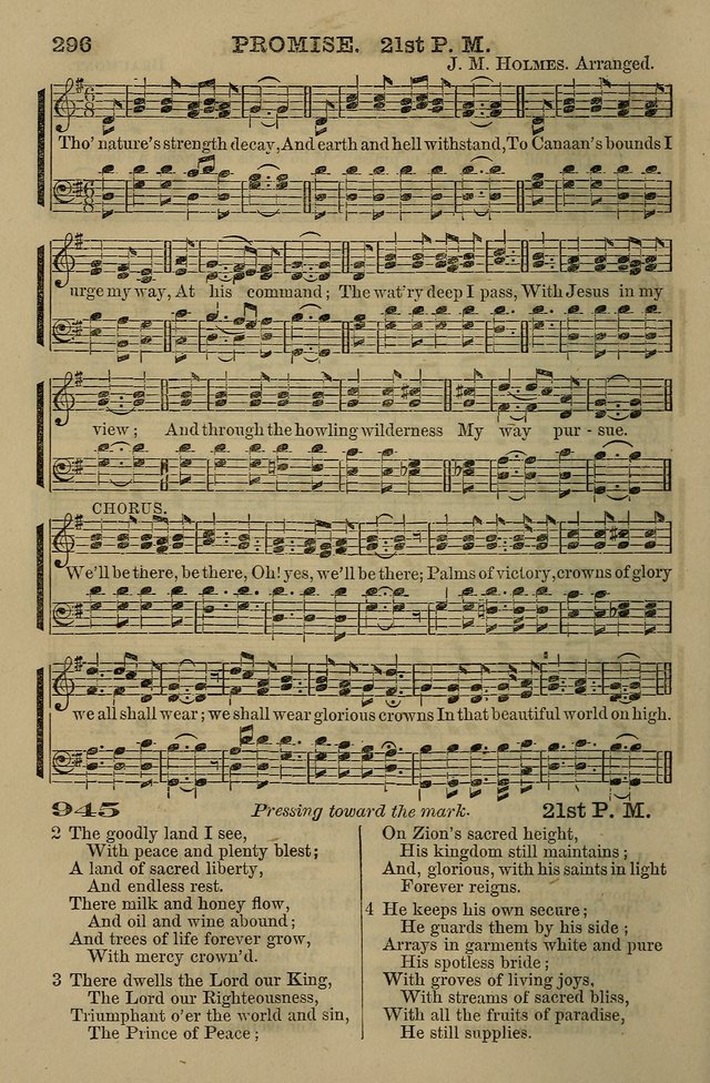 The Centenary Singer: a collection of hymns and tunes popular during the last one hundred years page 296