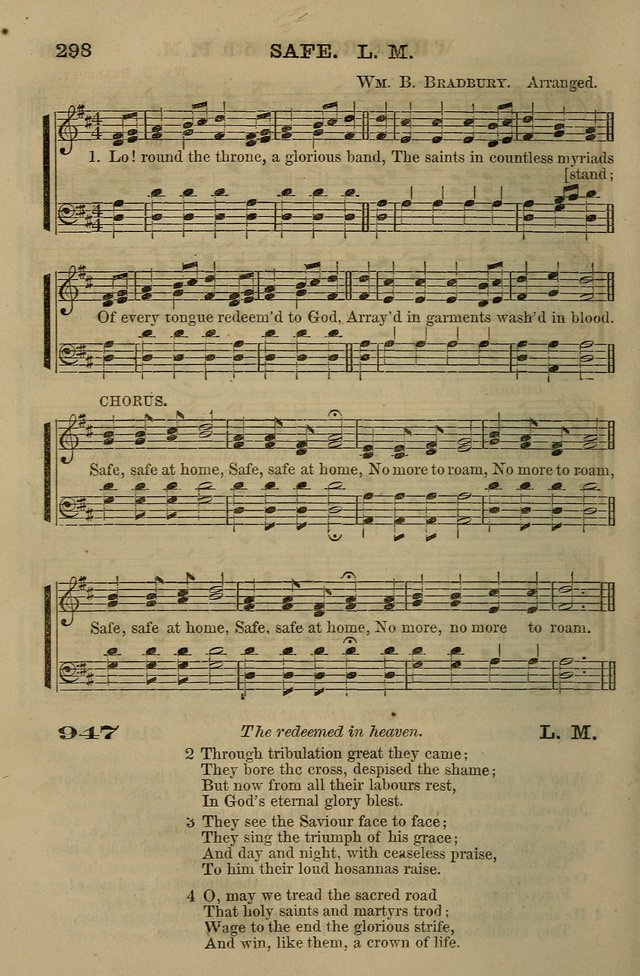 The Centenary Singer: a collection of hymns and tunes popular during the last one hundred years page 298