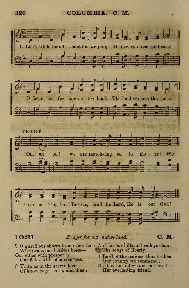 The Centenary Singer: a collection of hymns and tunes popular during the last one hundred years page 326