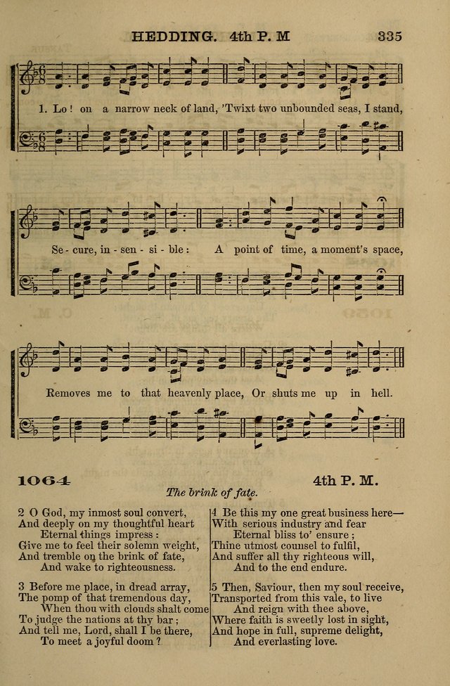 The Centenary Singer: a collection of hymns and tunes popular during the last one hundred years page 335