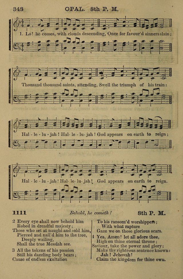 The Centenary Singer: a collection of hymns and tunes popular during the last one hundred years page 348