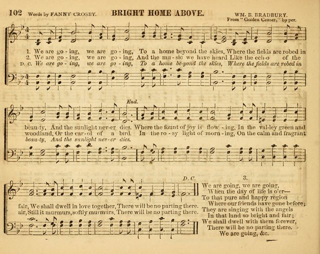 Christian Songs: for the Sunday School page 102