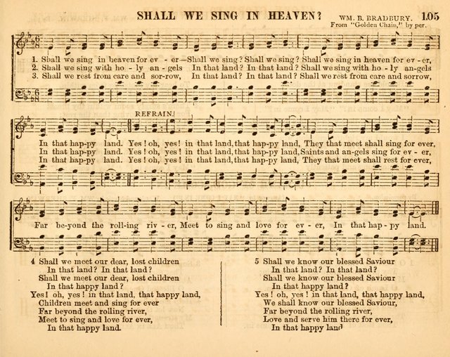 Christian Songs: for the Sunday School page 105