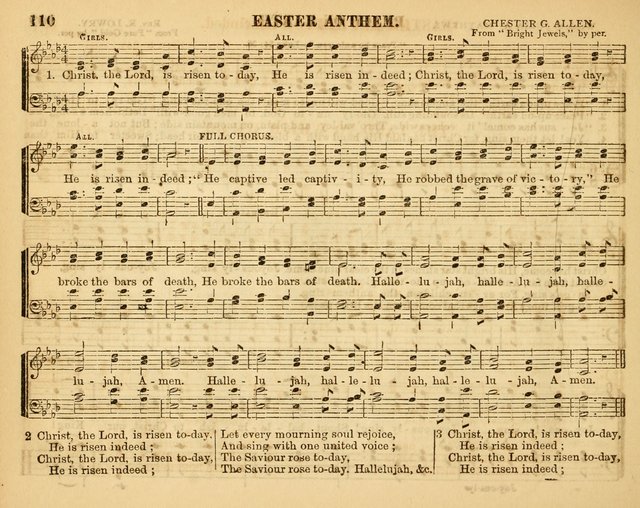 Christian Songs: for the Sunday School page 110