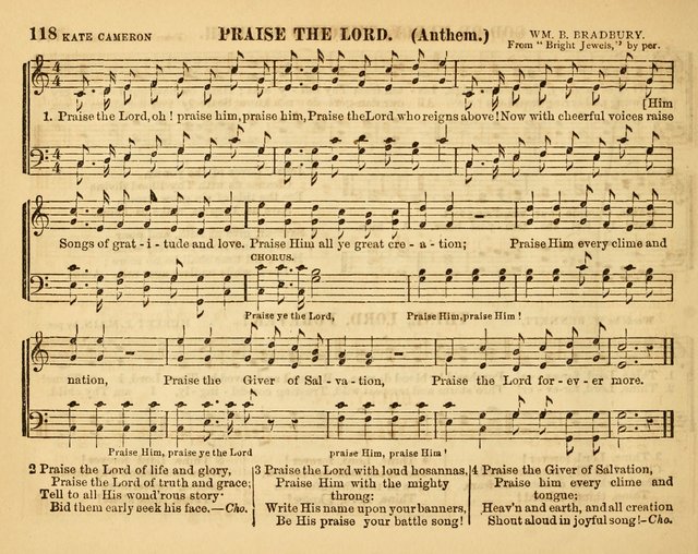 Christian Songs: for the Sunday School page 118