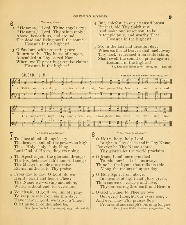 Carmina Sanctorum: a selection of hymns and songs of praise with tunes page 10