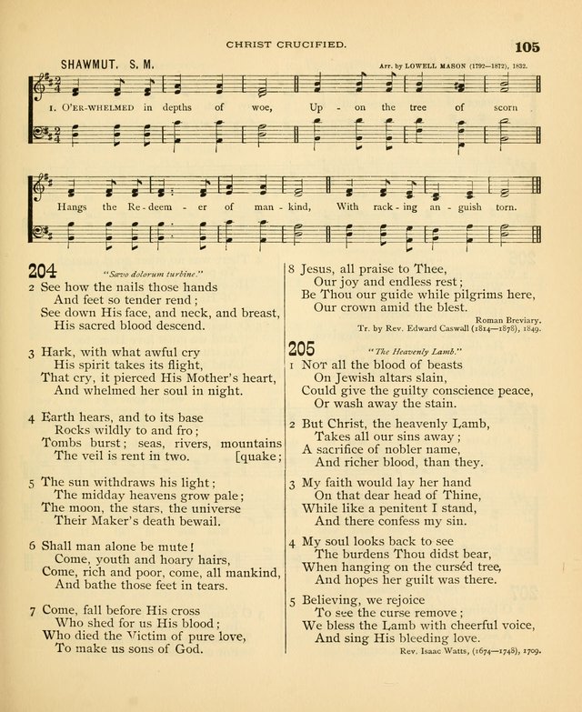 Carmina Sanctorum: a selection of hymns and songs of praise with tunes page 106