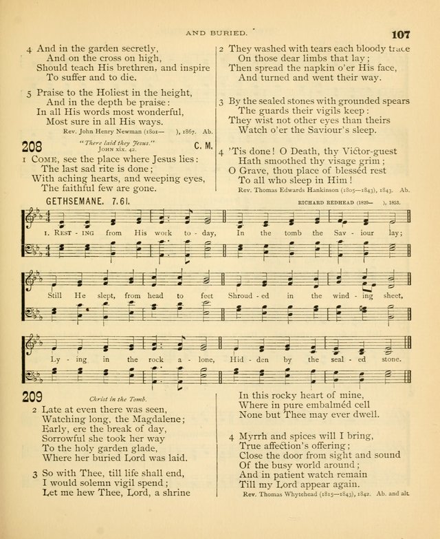 Carmina Sanctorum: a selection of hymns and songs of praise with tunes page 108