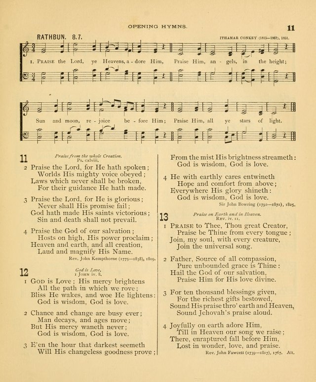 Carmina Sanctorum: a selection of hymns and songs of praise with tunes page 12