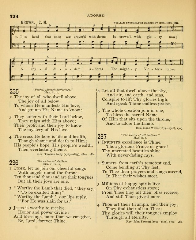 Carmina Sanctorum: a selection of hymns and songs of praise with tunes page 125