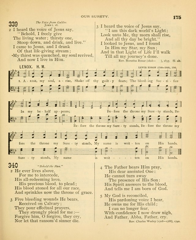 Carmina Sanctorum: a selection of hymns and songs of praise with tunes page 176