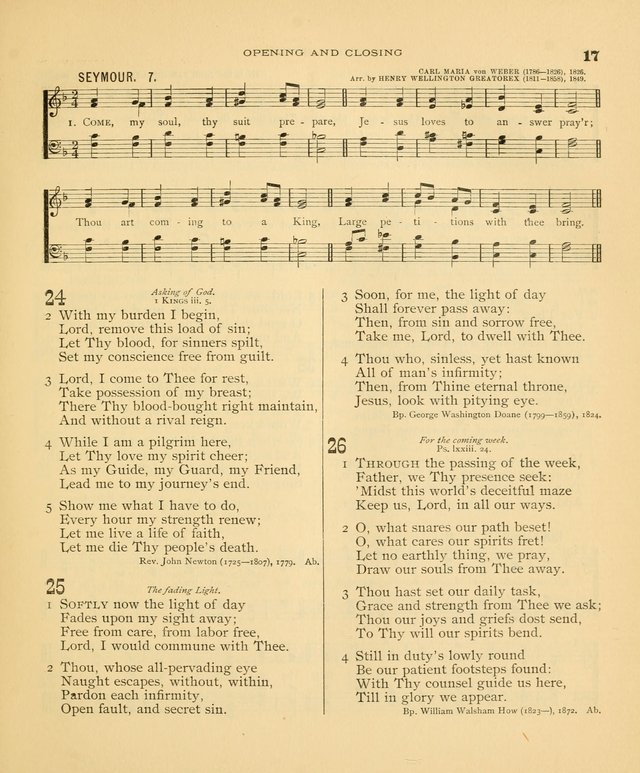 Carmina Sanctorum: a selection of hymns and songs of praise with tunes page 18