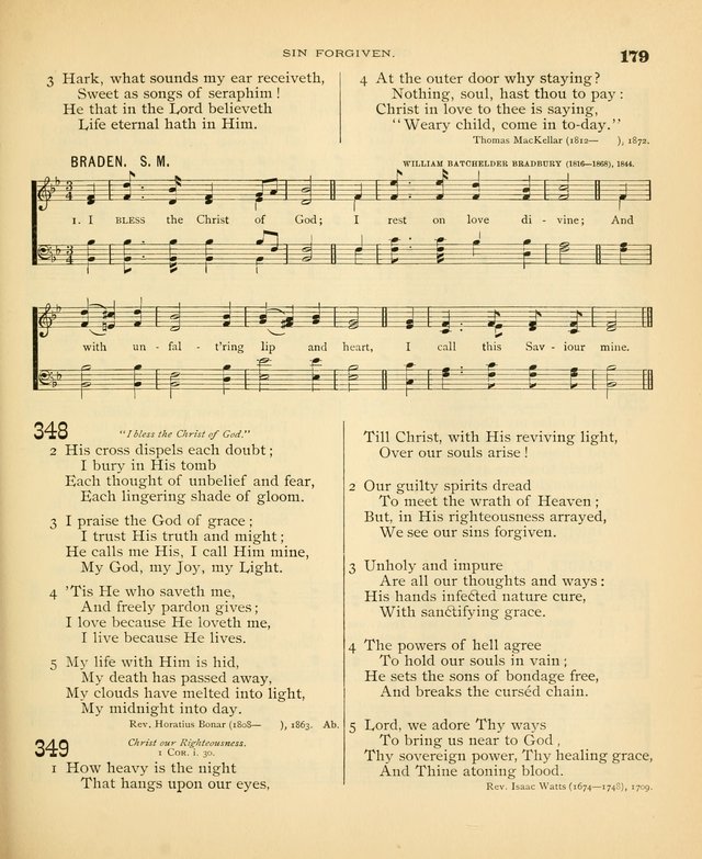 Carmina Sanctorum: a selection of hymns and songs of praise with tunes page 182