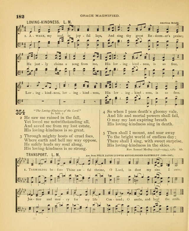 Carmina Sanctorum: a selection of hymns and songs of praise with tunes page 185