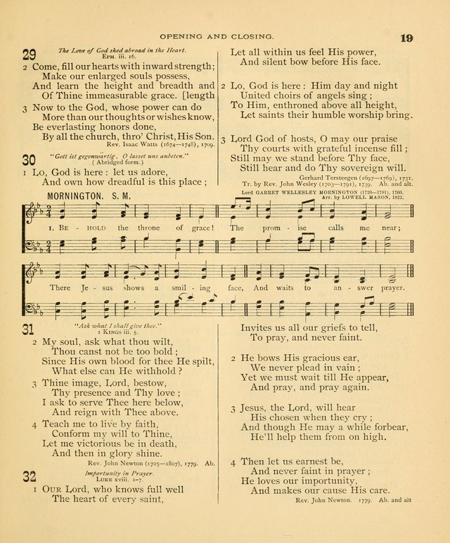 Carmina Sanctorum: a selection of hymns and songs of praise with tunes page 20