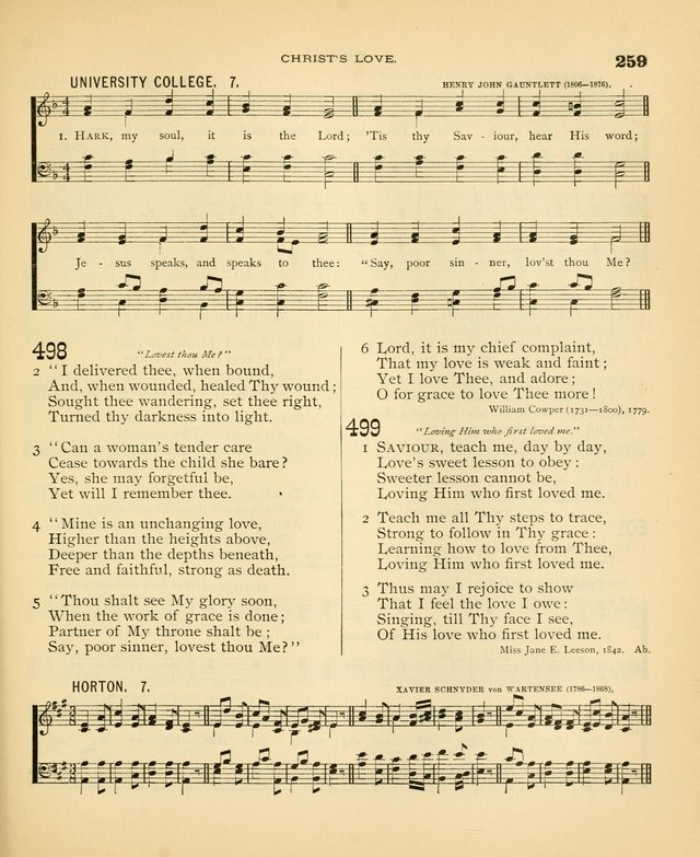 Carmina Sanctorum: a selection of hymns and songs of praise with tunes page 262