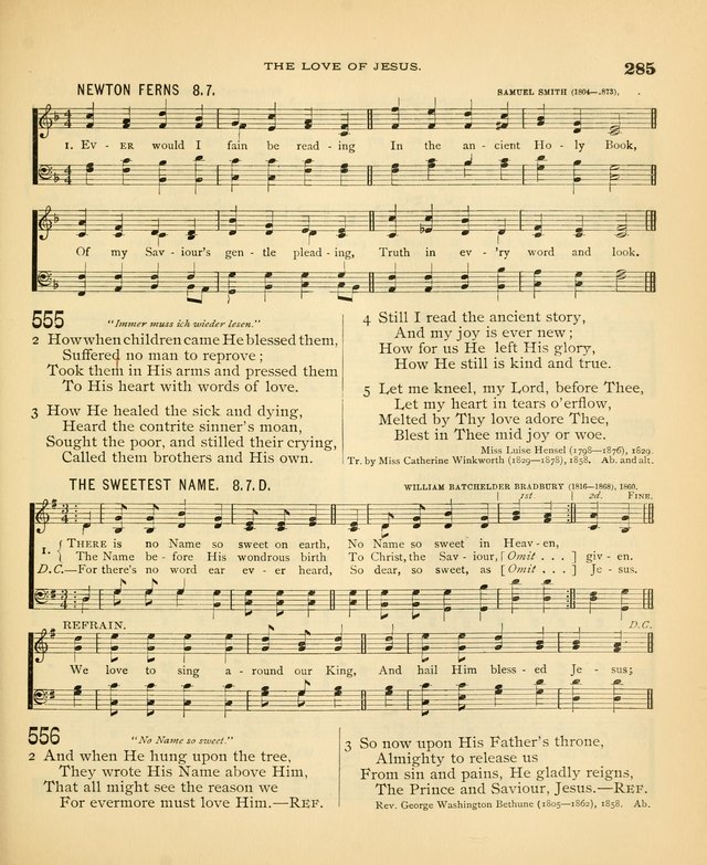 Carmina Sanctorum: a selection of hymns and songs of praise with tunes page 288