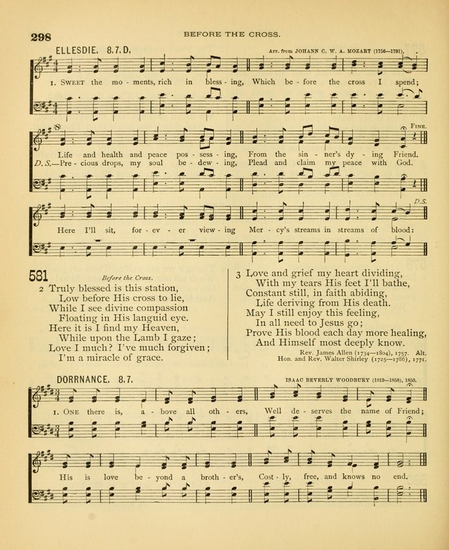Carmina Sanctorum: a selection of hymns and songs of praise with tunes page 301