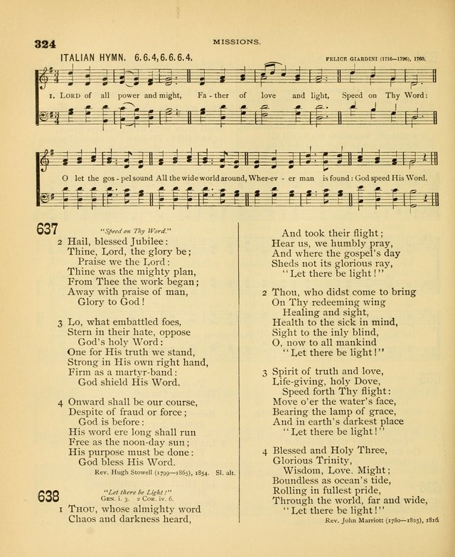 Carmina Sanctorum: a selection of hymns and songs of praise with tunes page 327