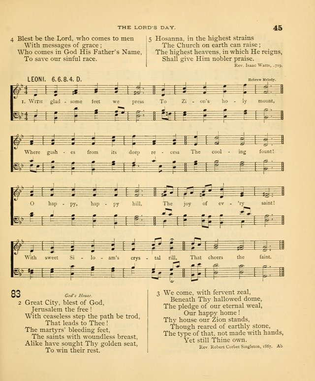 Carmina Sanctorum: a selection of hymns and songs of praise with tunes page 46