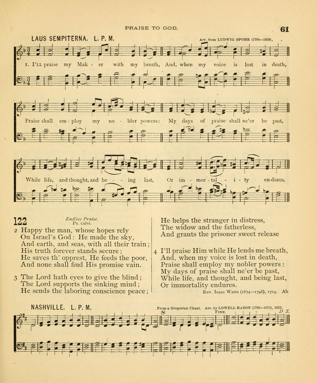 Carmina Sanctorum: a selection of hymns and songs of praise with tunes page 62