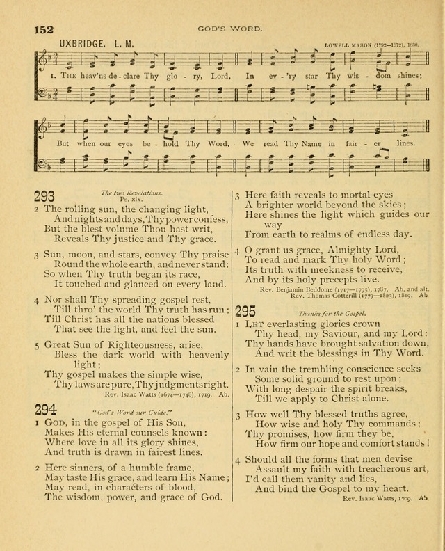 Carmina Sanctorum, a selection of hymns and songs of praise with tunes page 153