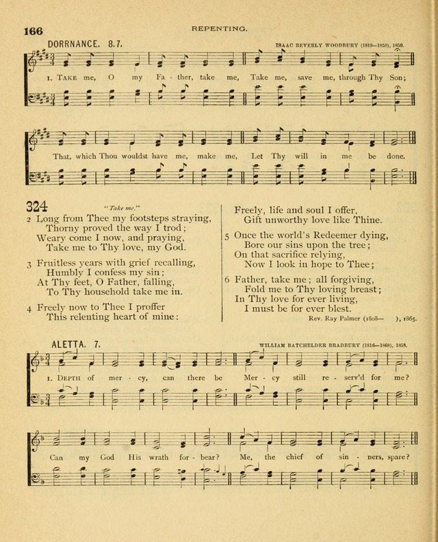 Carmina Sanctorum, a selection of hymns and songs of praise with tunes page 167