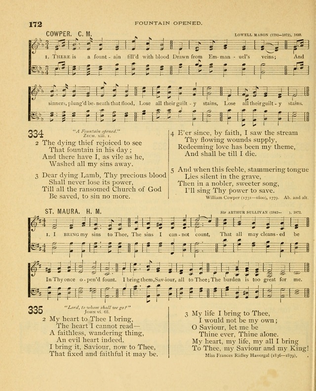 Carmina Sanctorum, a selection of hymns and songs of praise with tunes page 173
