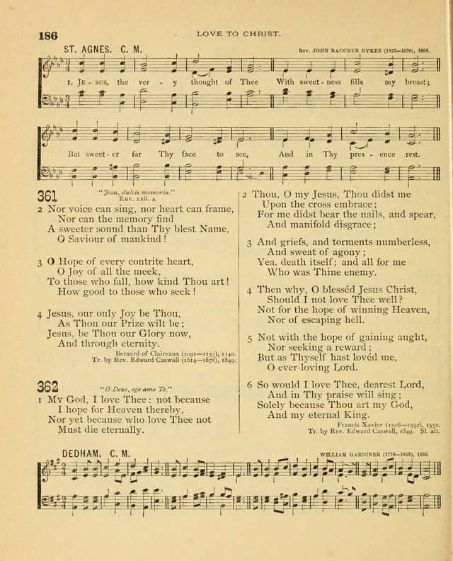 Carmina Sanctorum, a selection of hymns and songs of praise with tunes page 187