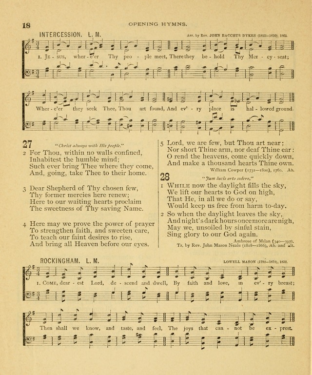 Carmina Sanctorum, a selection of hymns and songs of praise with tunes page 19