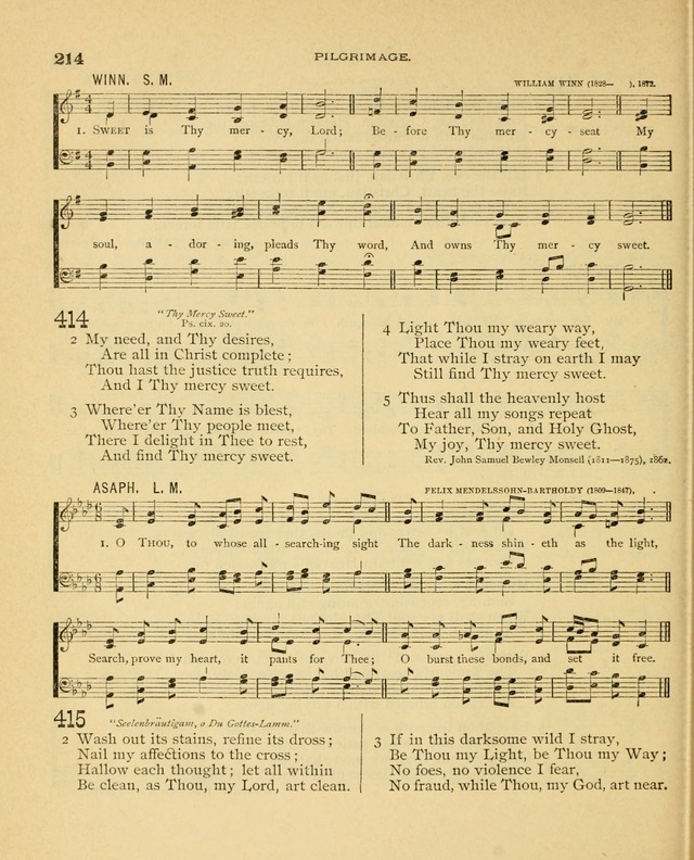 Carmina Sanctorum, a selection of hymns and songs of praise with tunes page 215