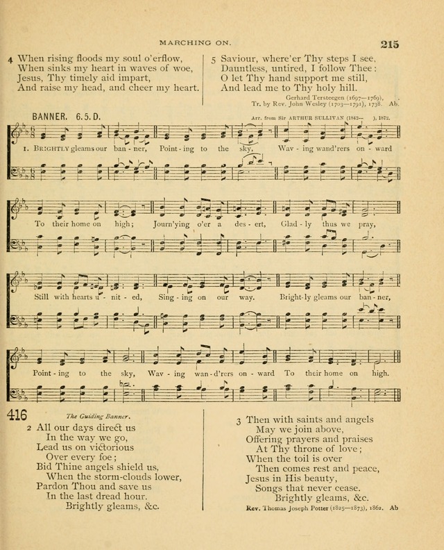 Carmina Sanctorum, a selection of hymns and songs of praise with tunes page 216