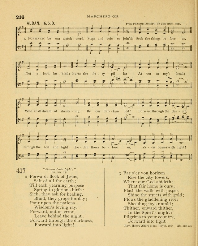 Carmina Sanctorum, a selection of hymns and songs of praise with tunes page 217