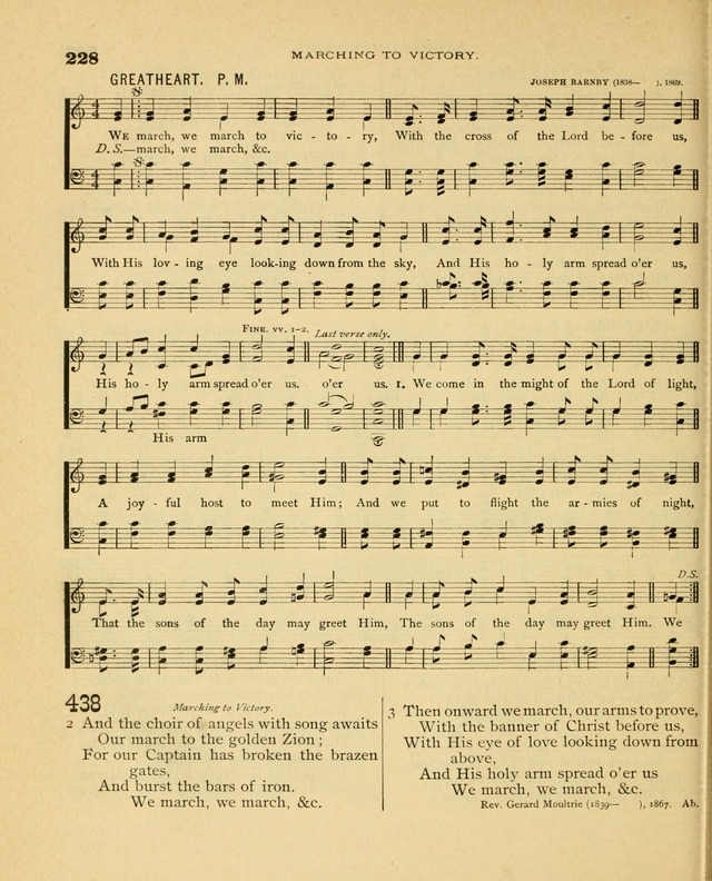 Carmina Sanctorum, a selection of hymns and songs of praise with tunes page 229