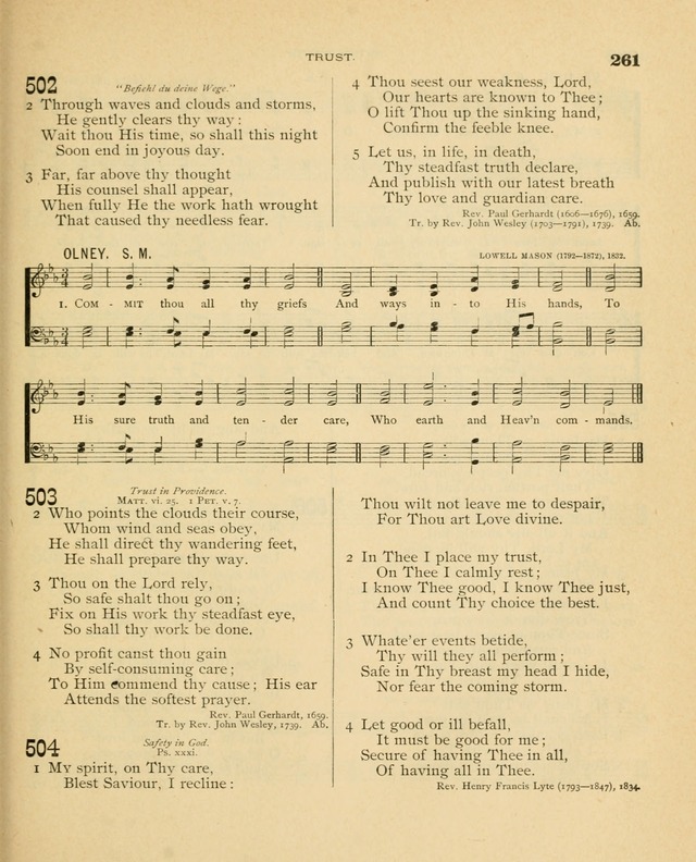 Carmina Sanctorum, a selection of hymns and songs of praise with tunes page 262